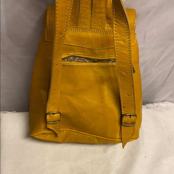 Moroccan Leather Backpack - Picture 6 of 15